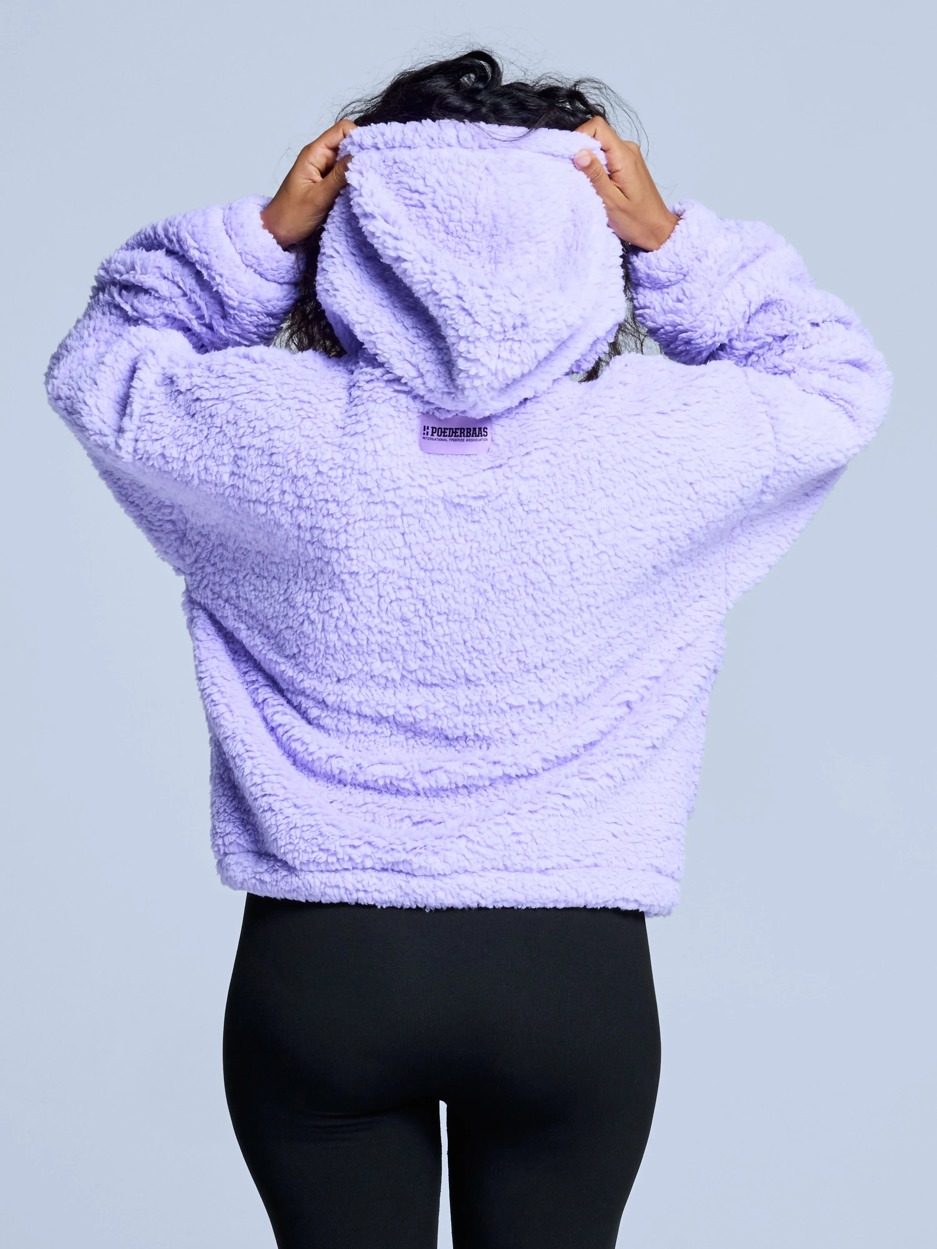 Four Seasons Fluffy Hoody Women | Lila sold by Poederbaas product image thumbnail 3