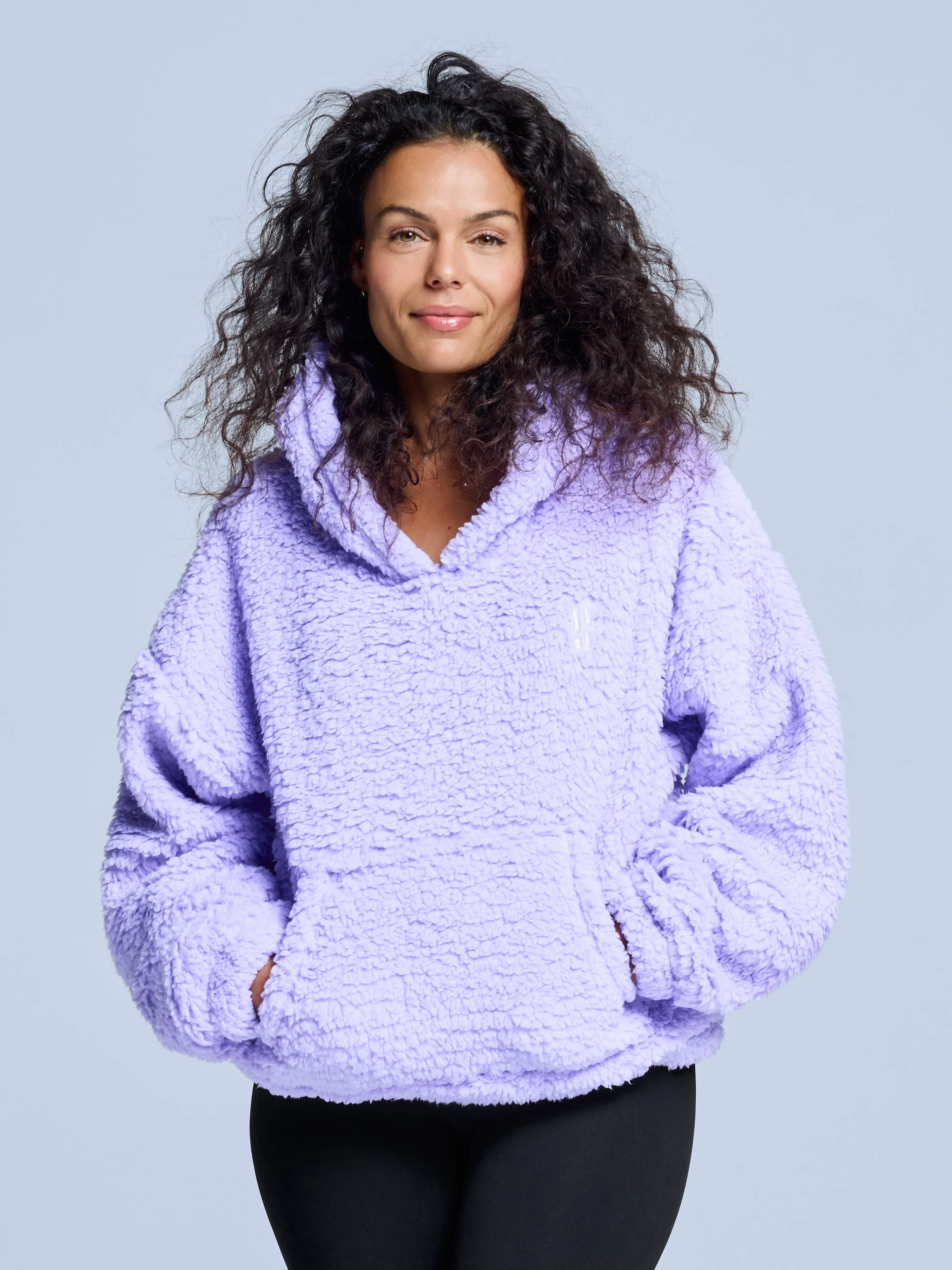 Four Seasons Fluffy Hoody Women | Lila sold by Poederbaas product image thumbnail 4