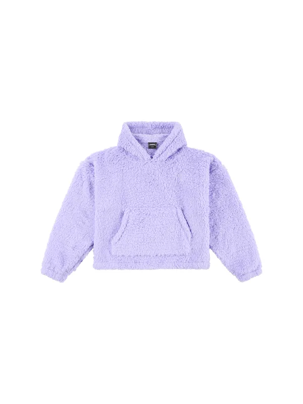 Four Seasons Fluffy Hoody Women | Lila sold by Poederbaas