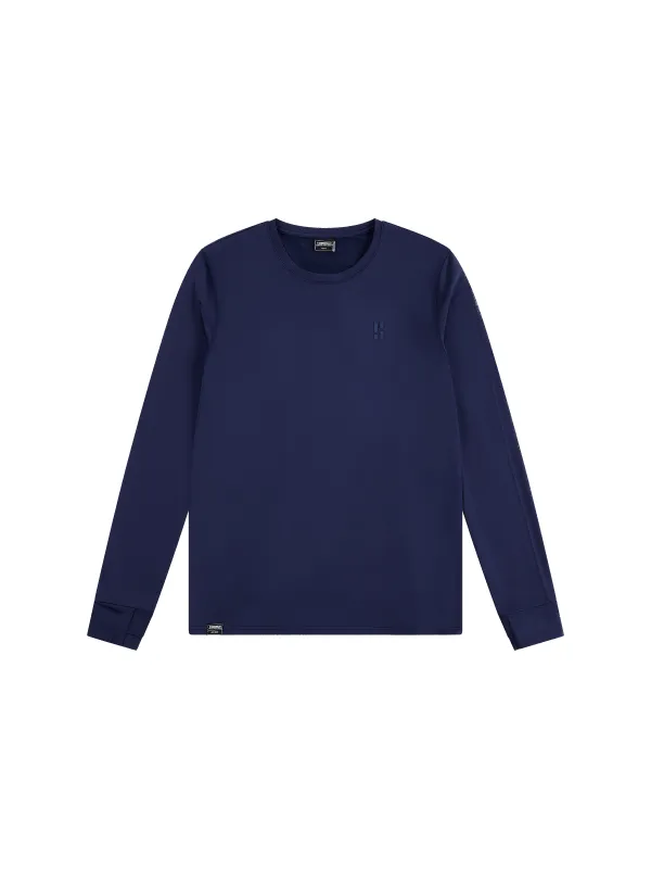 Four Seasons Longsleeve Men 2.0 | Navy sold by Poederbaas