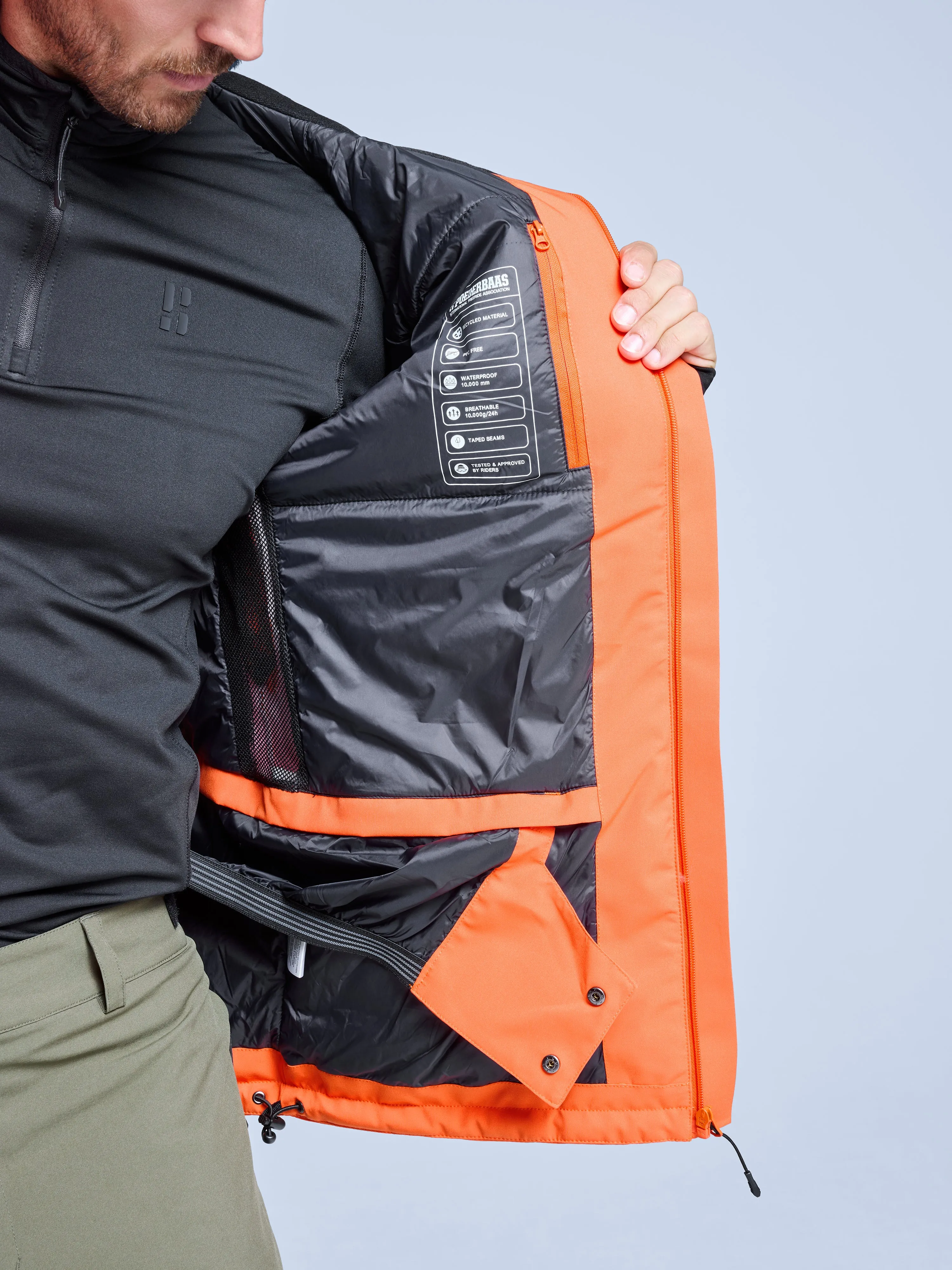 Arctic 2L Insulated Jacket Men | Orange sold by Poederbaas product image thumbnail 5