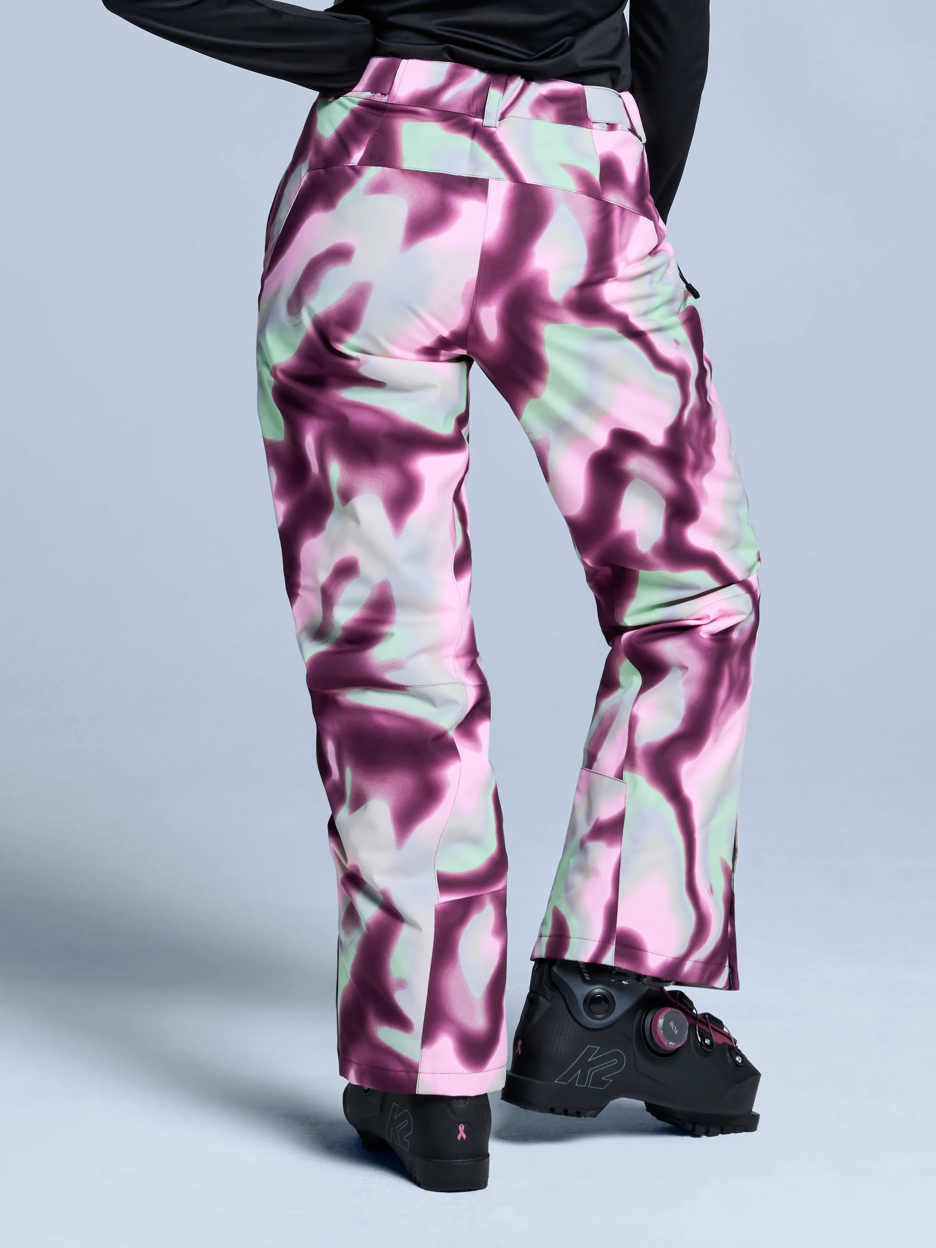 Arty 2L Insulated Pant Women | Pink Green sold by Poederbaas product image thumbnail 4