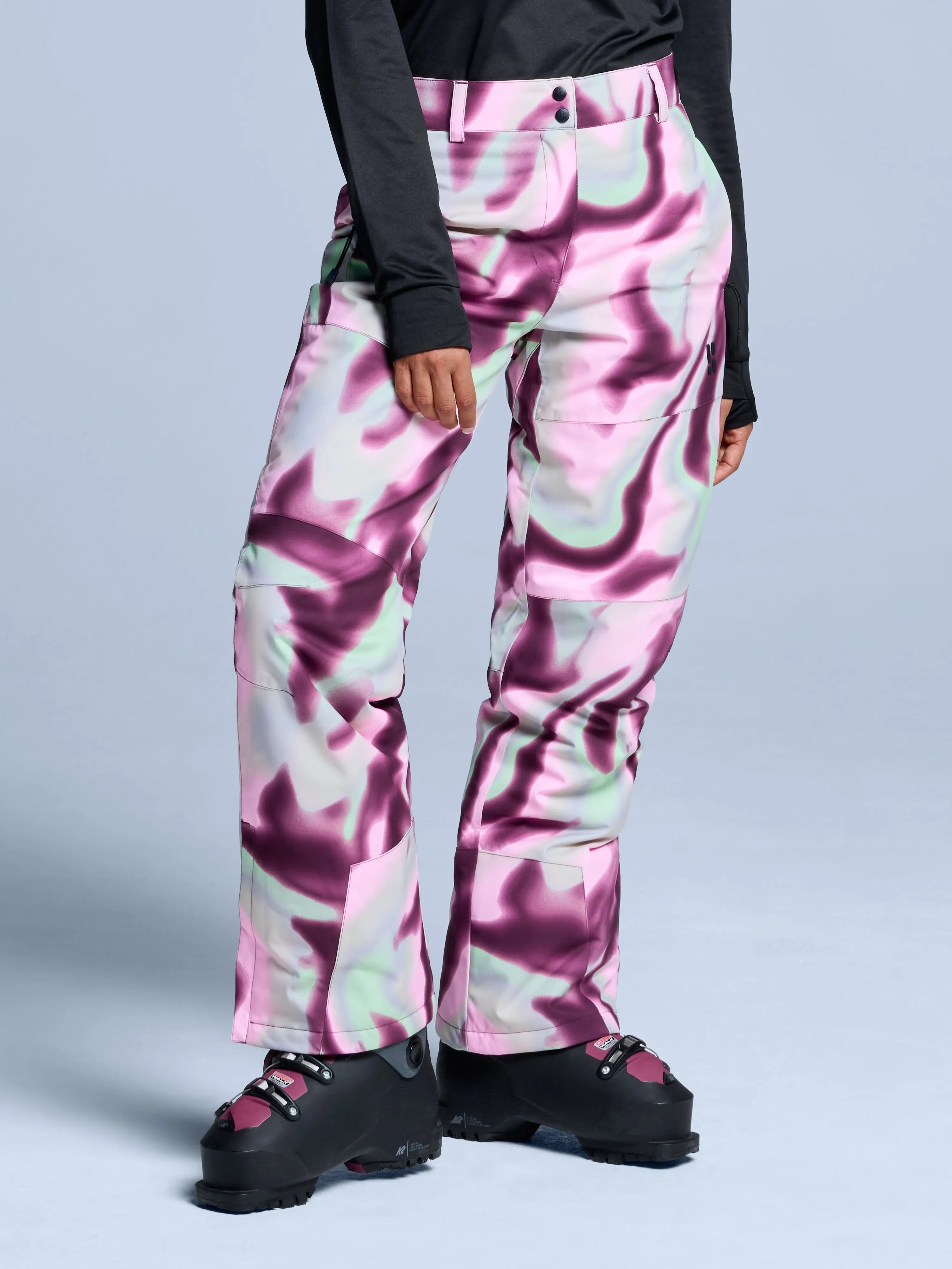 Arty 2L Insulated Pant Women | Pink Green sold by Poederbaas product image thumbnail 2