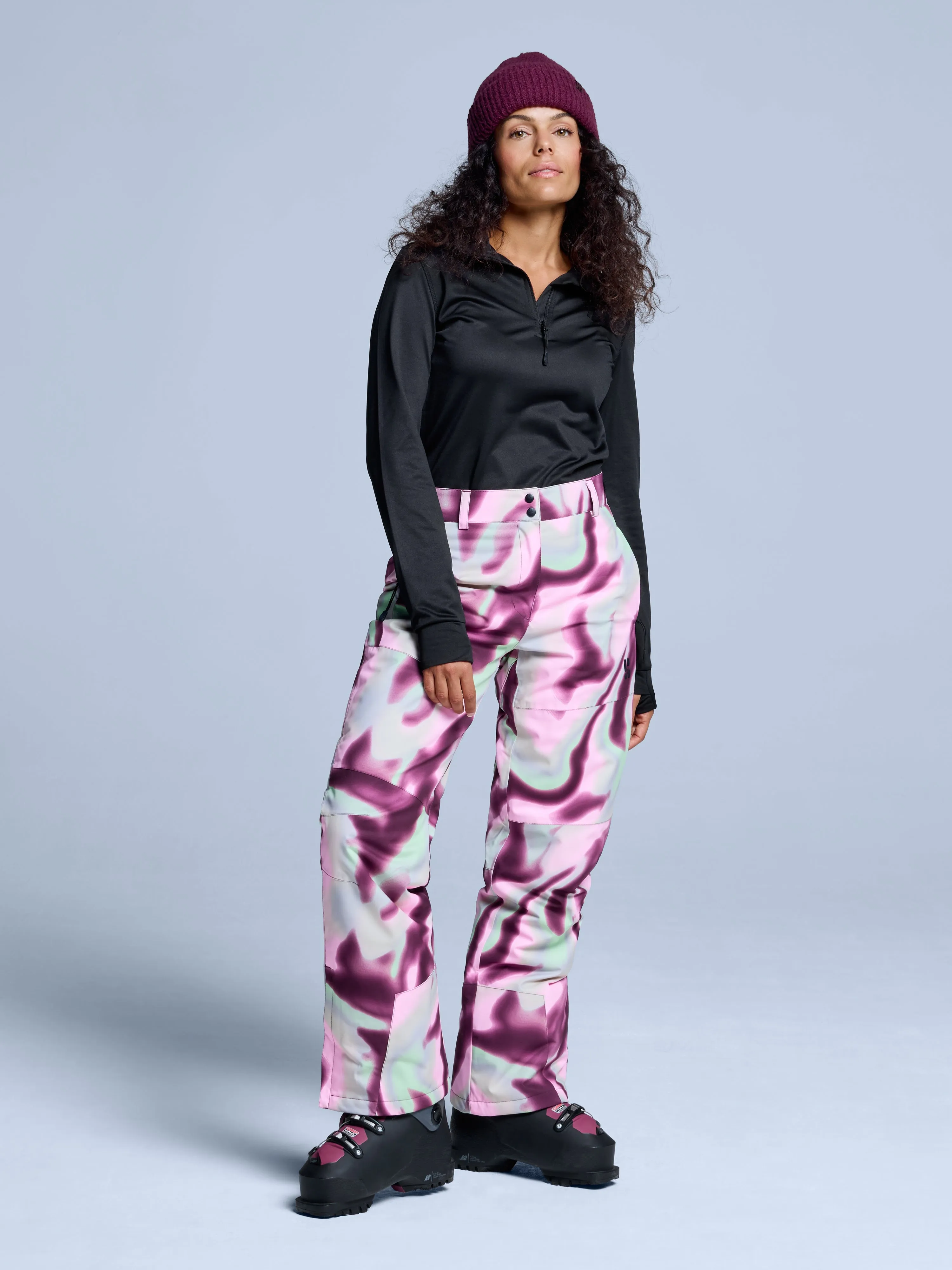 Arty 2L Insulated Pant Women | Pink Green sold by Poederbaas product image thumbnail 5