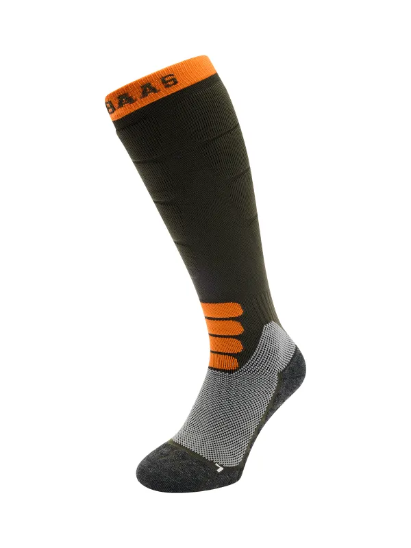Merino Pro Ski Socks | Olive Green sold by Poederbaas
