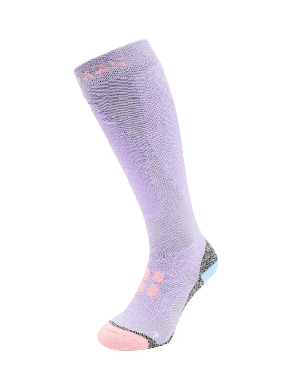 Bamboo Freeride Ski Socks | Lila made by Poederbaas