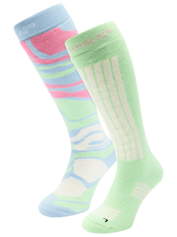 Ski Socks 2-pack | Ice Blue sold by Poederbaas