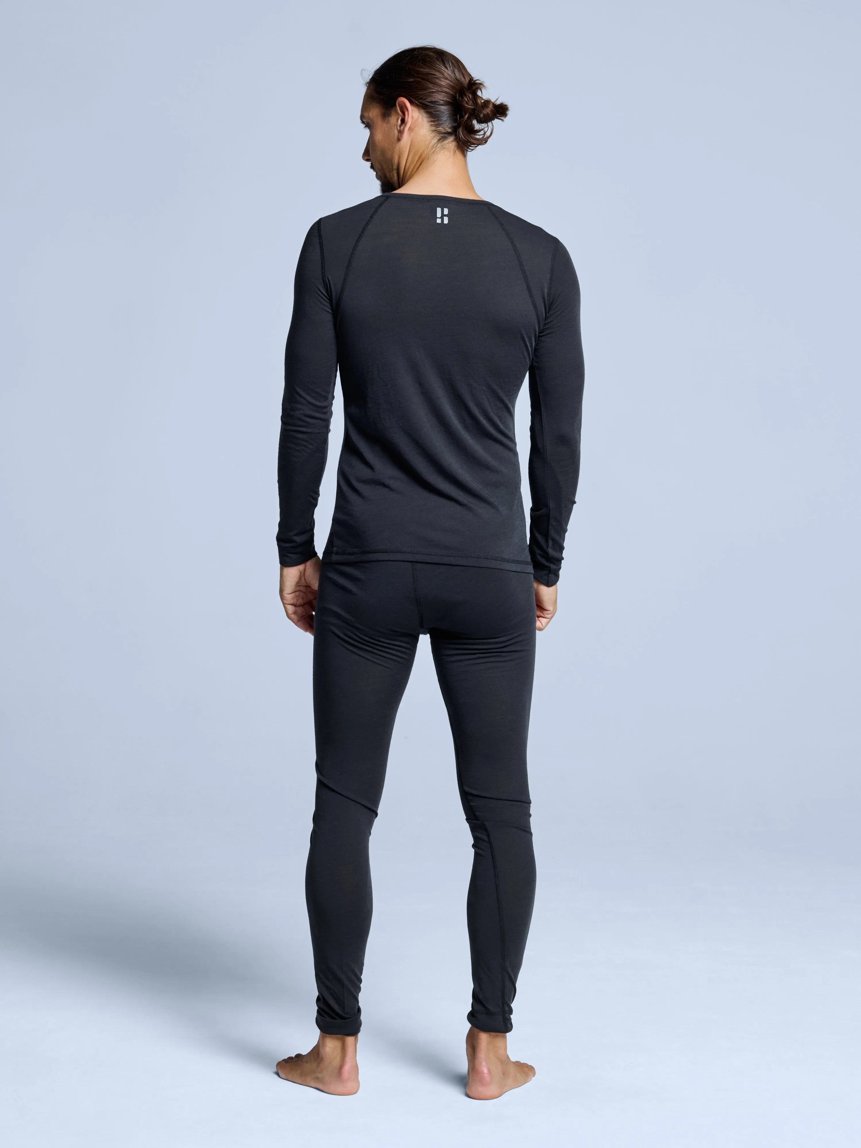 Merino Baselayer Pant Men | Black sold by Poederbaas product image thumbnail 2