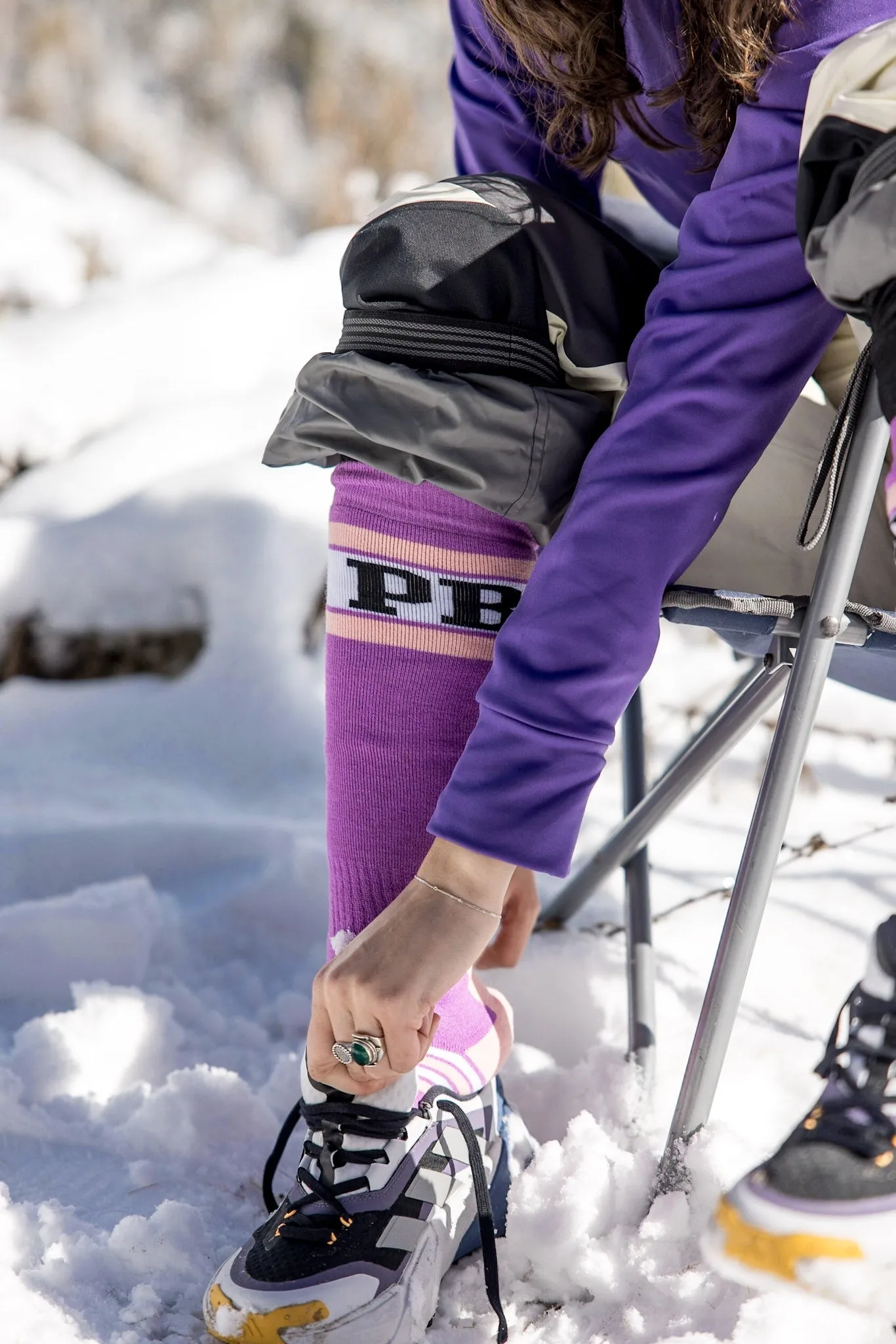 Ski Socks 2-pack | Swedish Pink sold by Poederbaas product image thumbnail 3