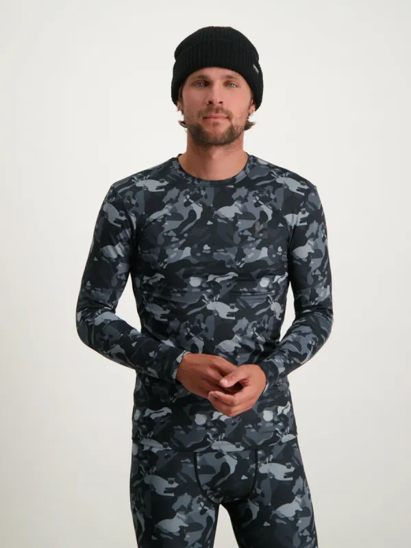 Men Thermo Shirt Camo | Black sold by Poederbaas