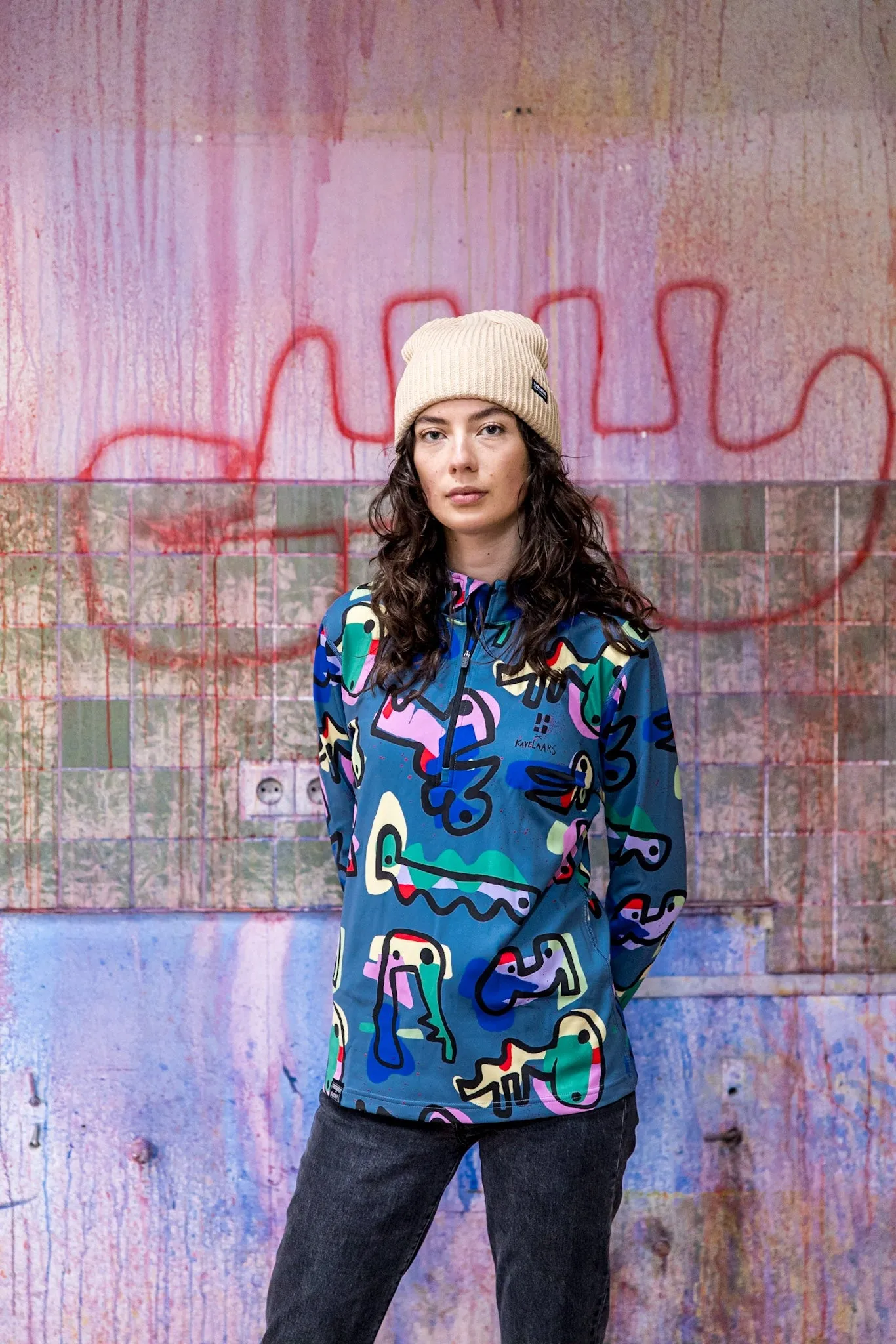 Kavelaars x Poederbaas Pully Women | Steel Blue sold by Poederbaas product image thumbnail 5