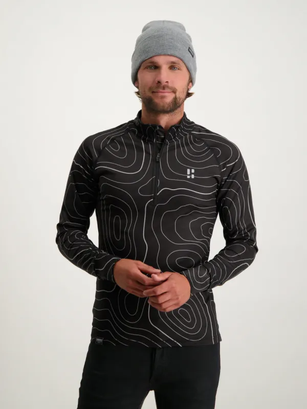 Maps Pully Men | Black Grey sold by Poederbaas