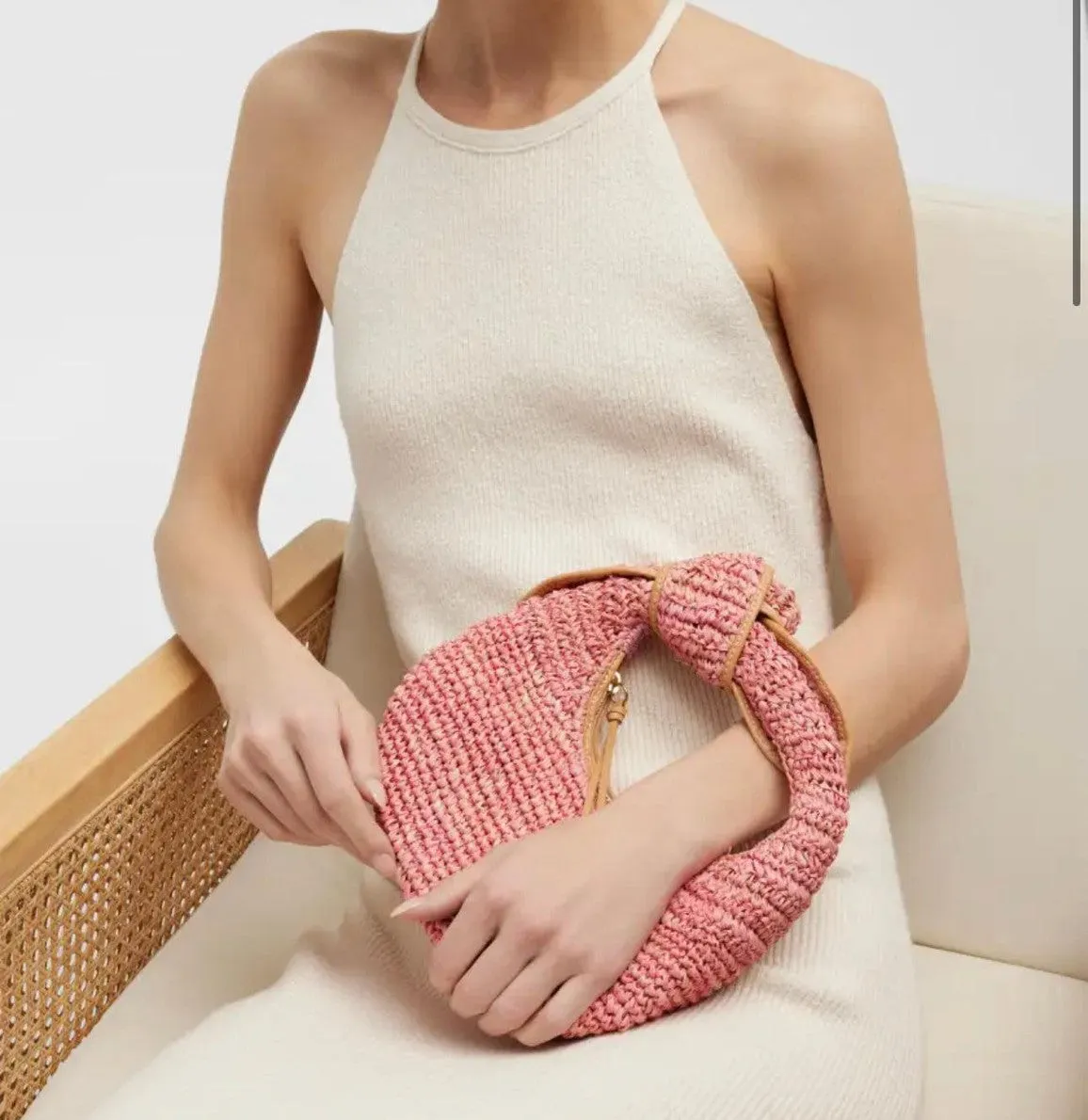 The Josie Knot Bag - Mixed Natural sold by Poolside product image thumbnail 2