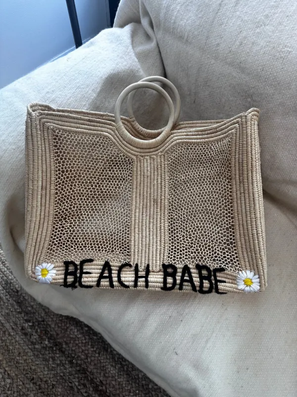 SALE / Raffia Tote sold by Poolside