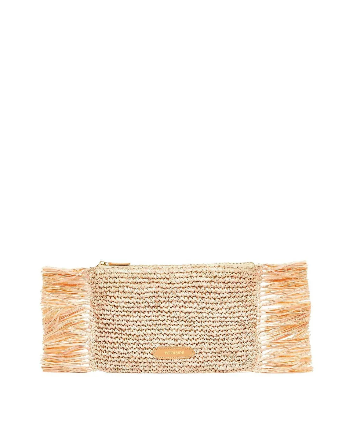 Tropical Fringe Clutch sold by Poolside