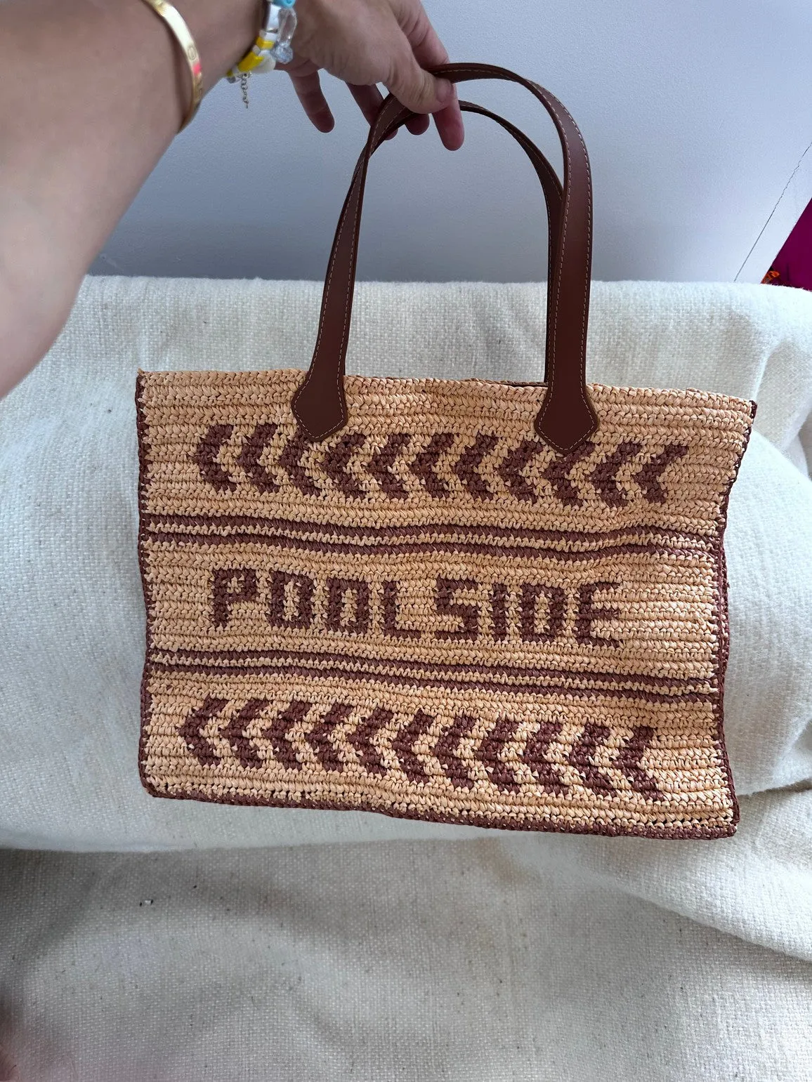 SALE / POOLSIDE logo tote sold by Poolside product image thumbnail 2