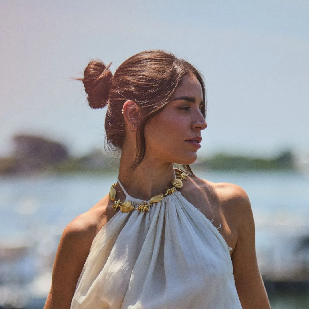 Shell and Starfish Necklace sold by Poolside product image thumbnail 4