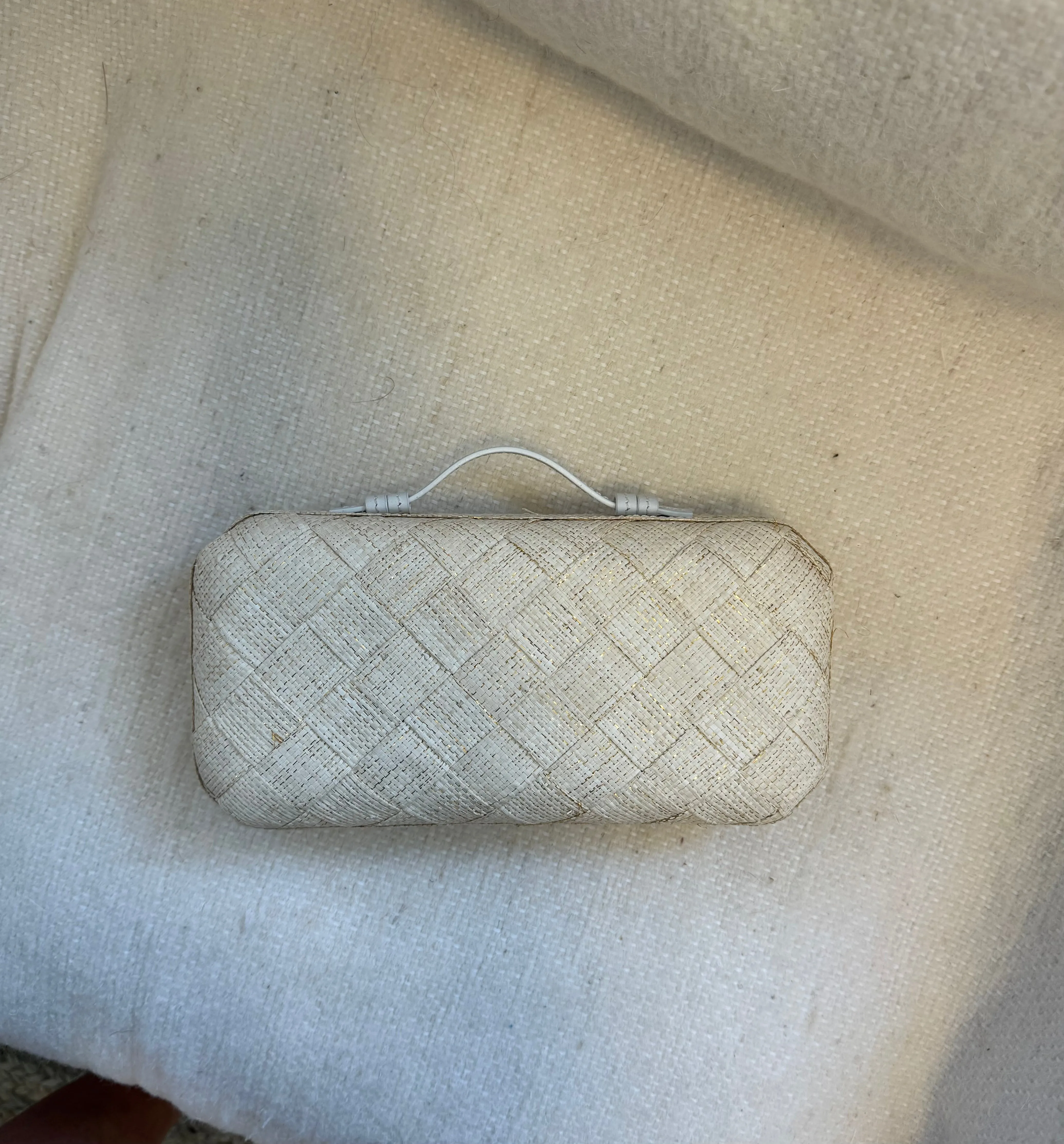SALE - East West Clutch (Lurex) sold by Poolside