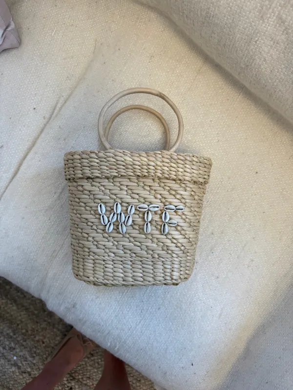 SALE - Shell Embroidered Mini sold by Poolside