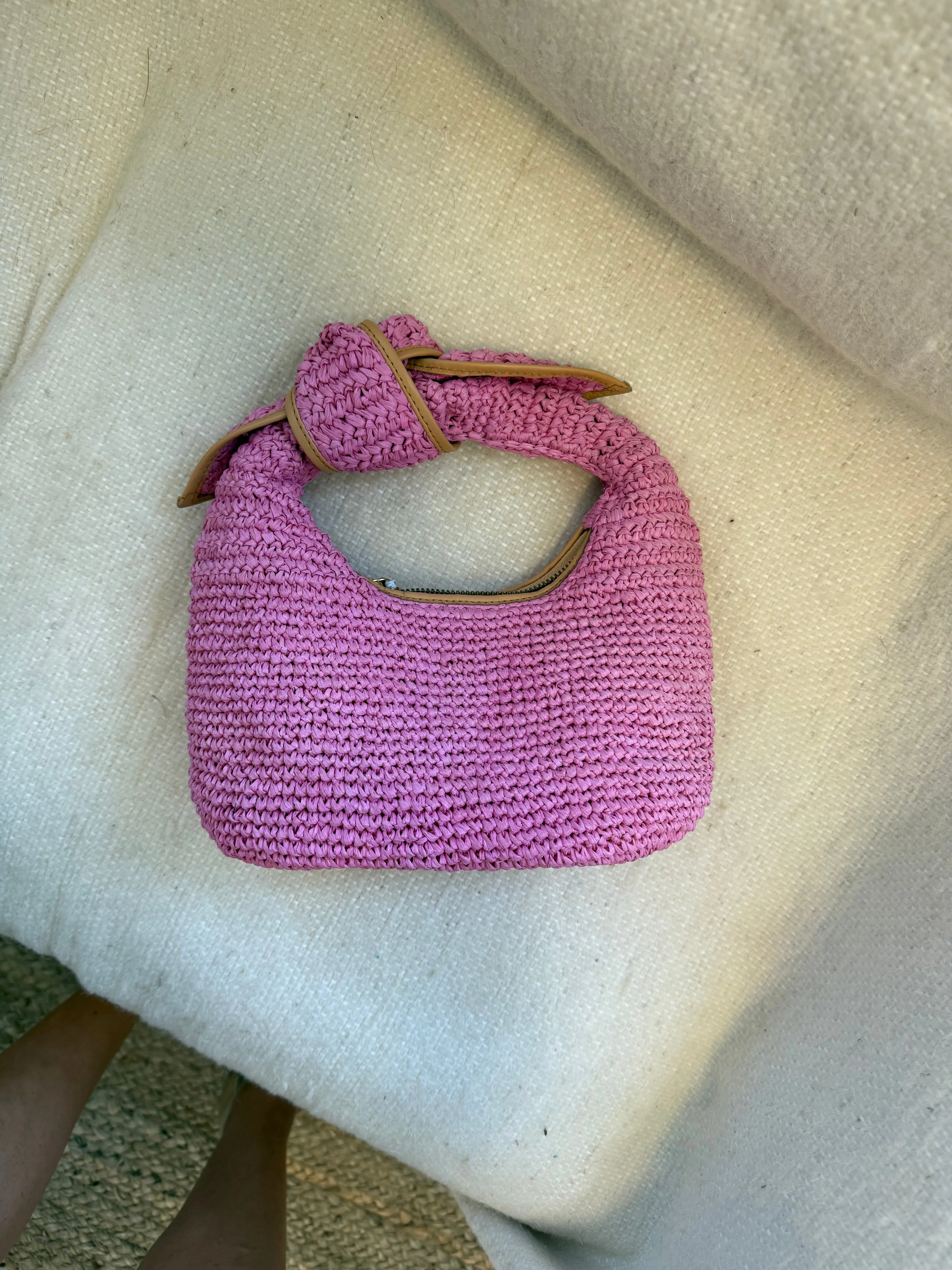 SALE - Josie Knot Bag (White) sold by Poolside