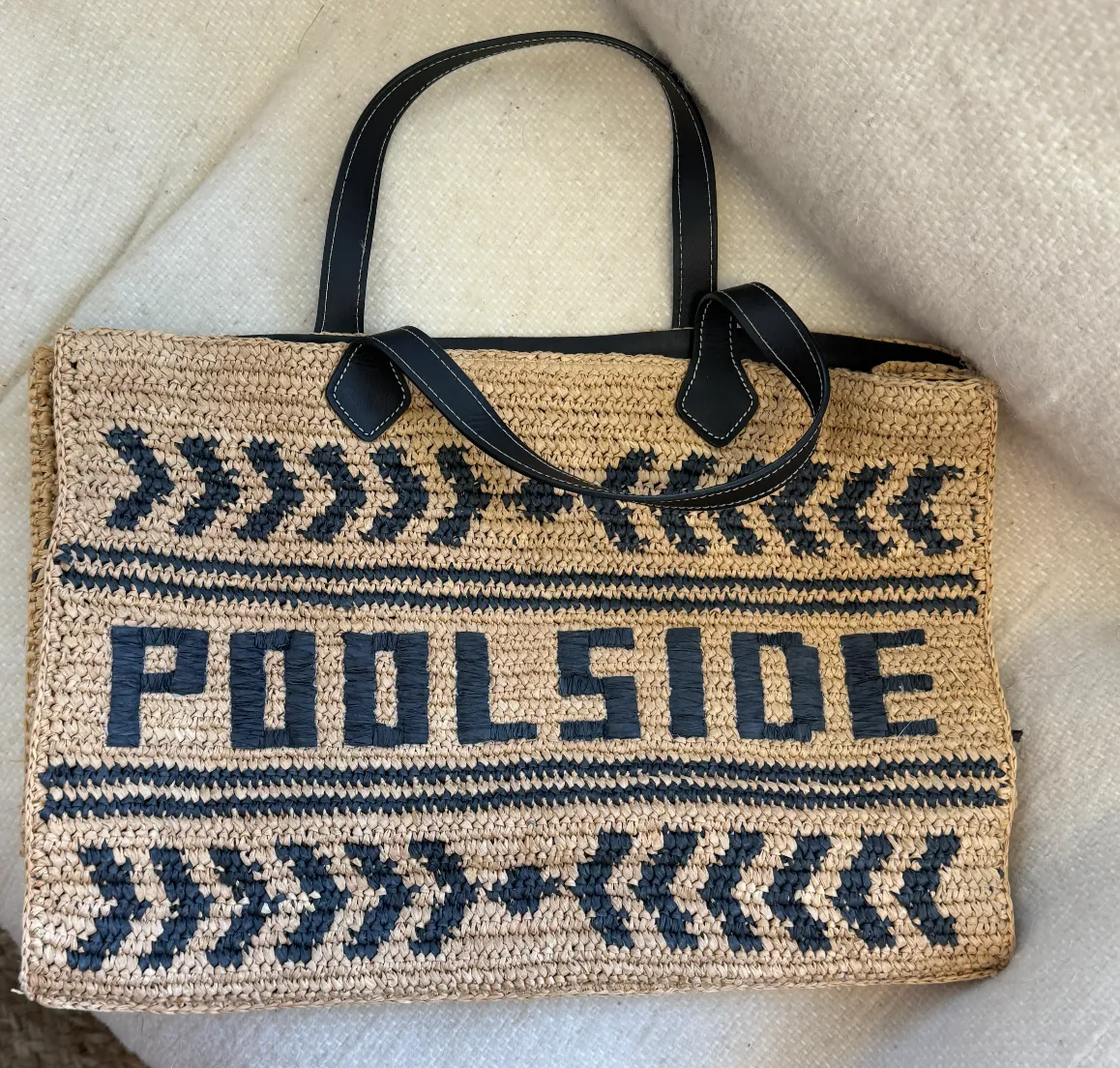 The POOLSIDE Logo Tote sold by Poolside