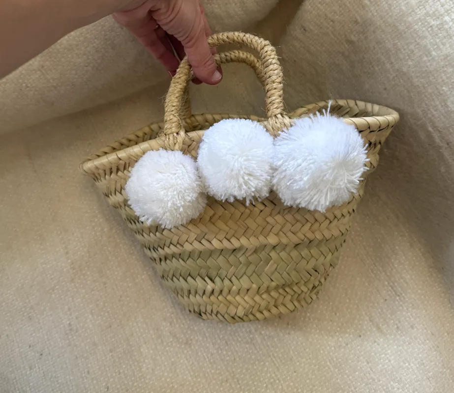 SALE - The Mini Pom Pom Tote sold by Poolside