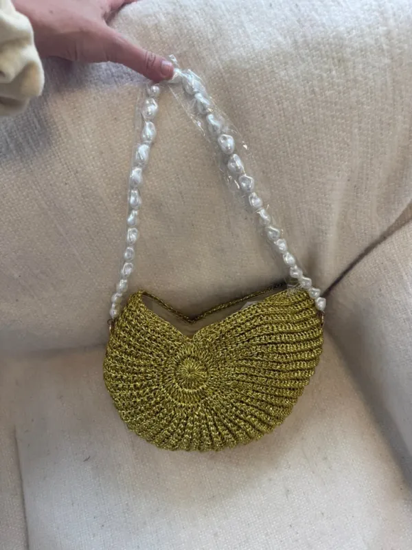 SALE - Cesi Conch (Shiny Gold Lurex) made by Poolside