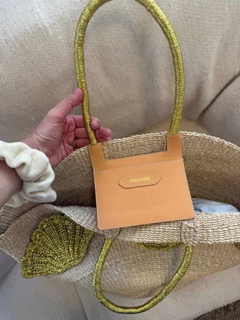 SALE - Gold Shell Tote sold by Poolside product image thumbnail 2