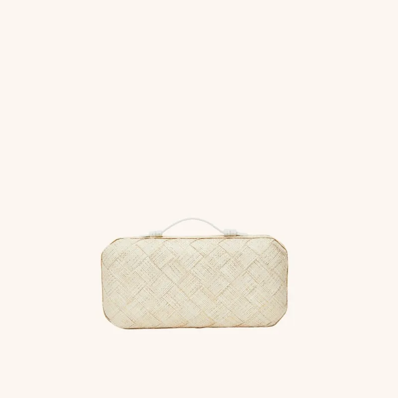 The East West Clutch - Sand sold by Poolside