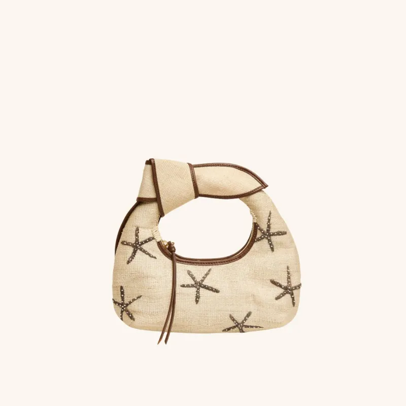 The Josie Starfish Bag - Chocolate sold by Poolside