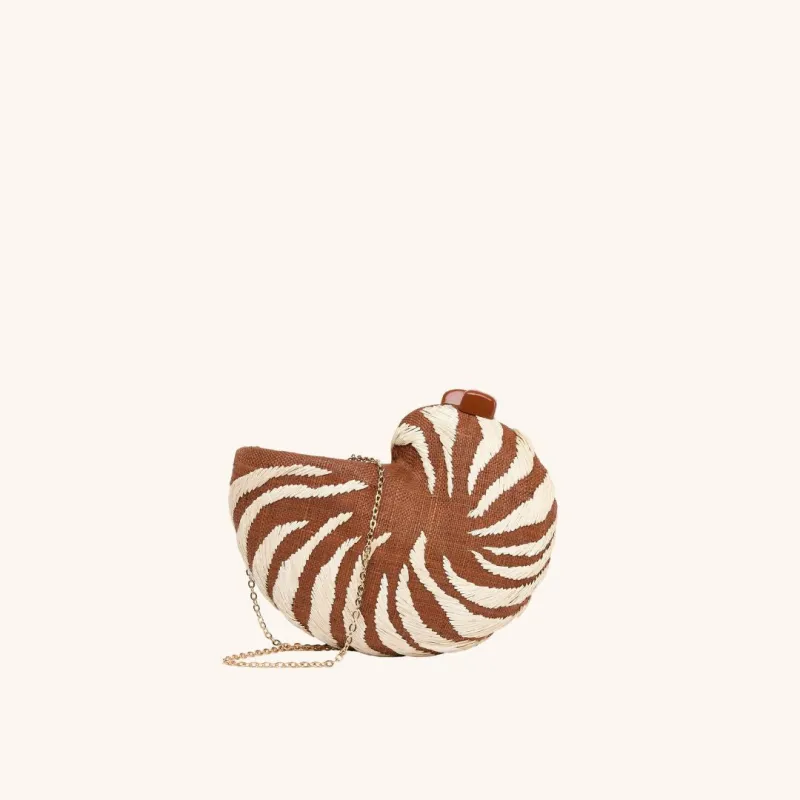 The Anna Clutch - Cocoa sold by Poolside