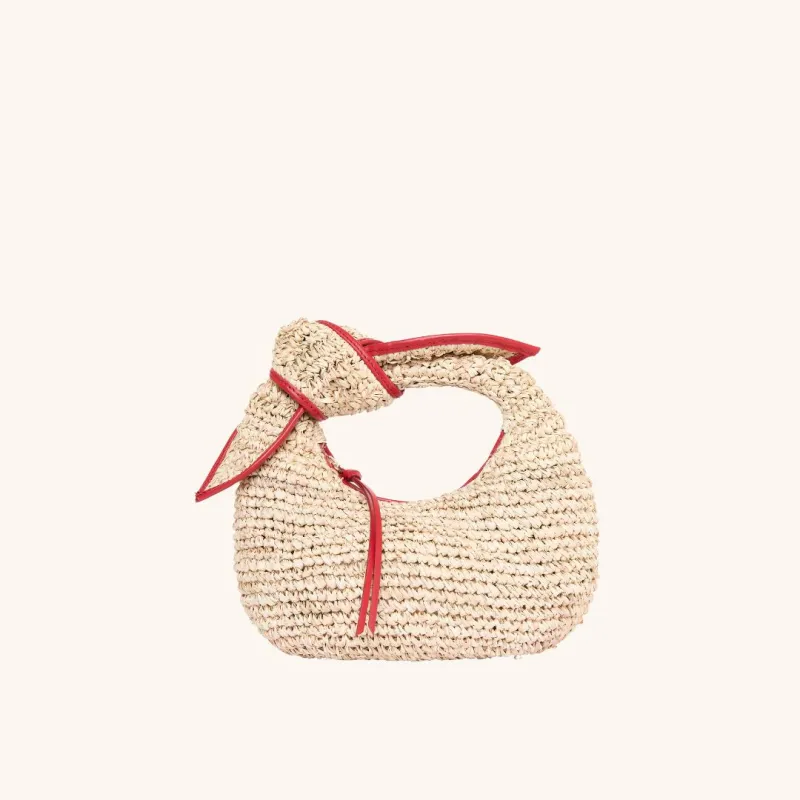 The Josie Knot Bag - Tomato sold by Poolside