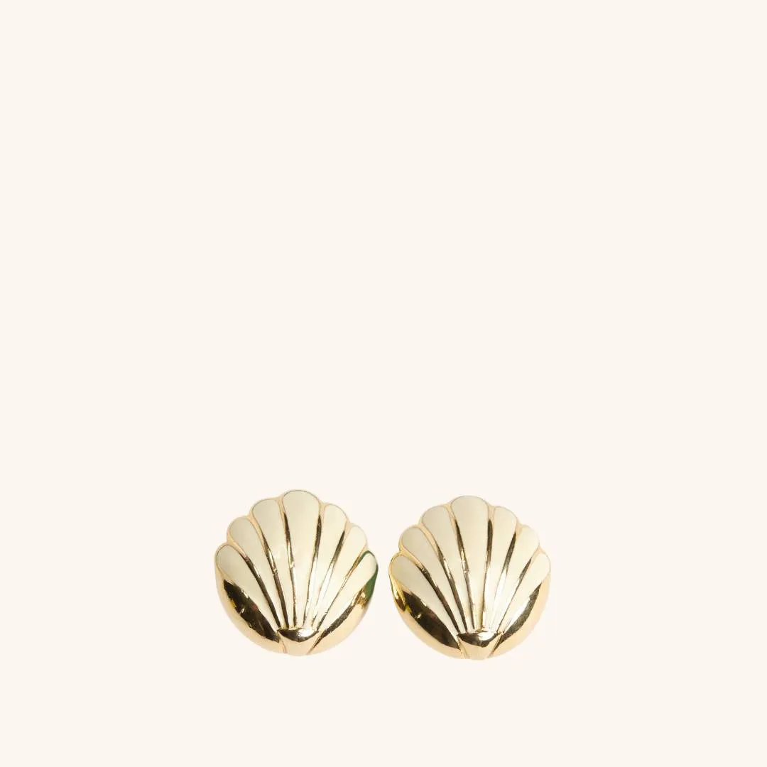 Vintage Jewelry - Shell Earrings sold by Poolside