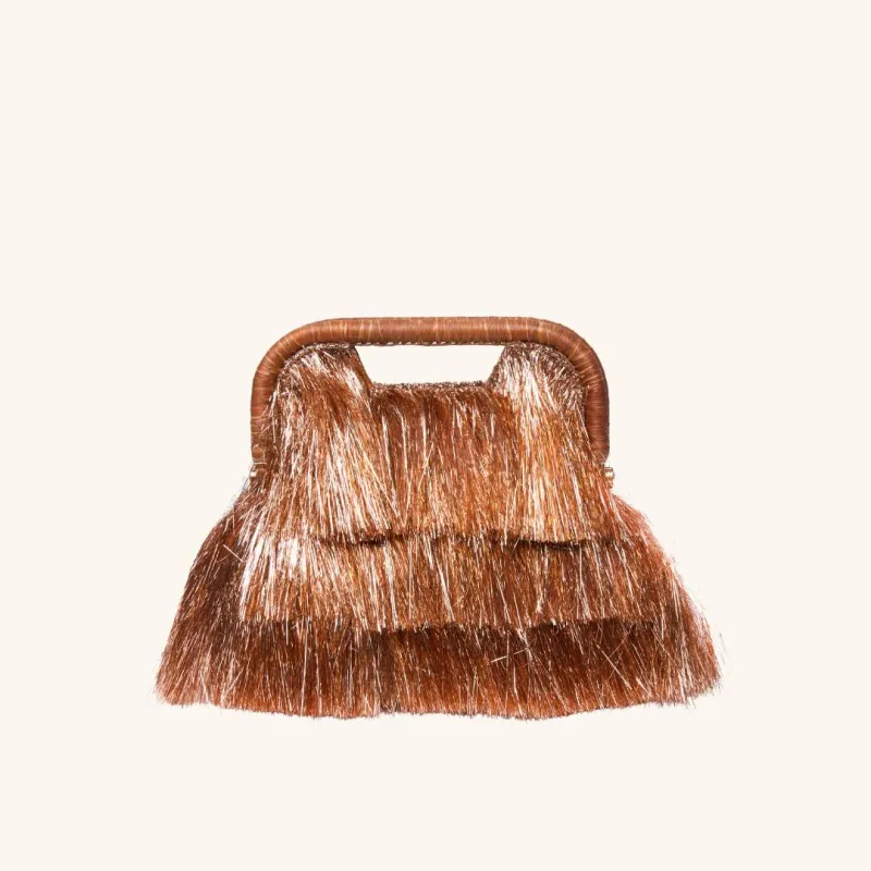 The Flamands Fringe Tote - Disco sold by Poolside