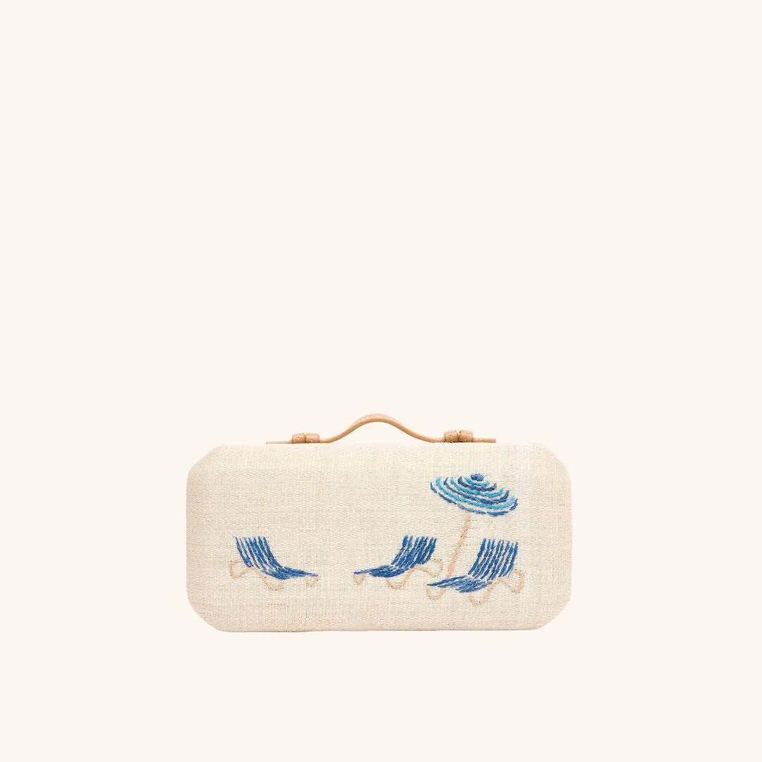 The Deck Chairs Clutch - Mediterranean sold by Poolside