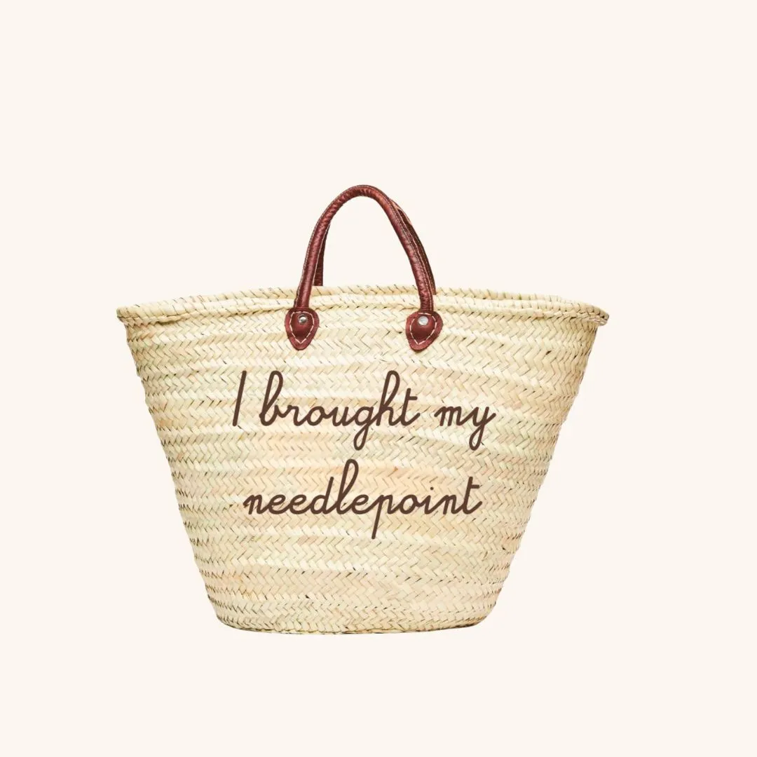 I Brought My Needlepoint Tote sold by Poolside