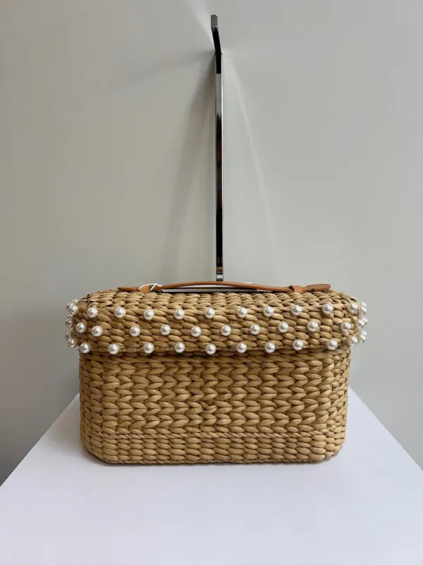 SALE / Pearl embroidered case sold by Poolside