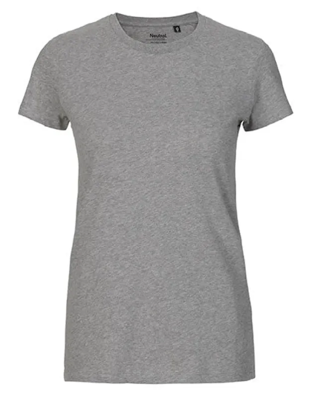 Neutral - Fit Dames T-shirt - Sport Grey - 100% Biologisch Katoen sold by Pure Kleding