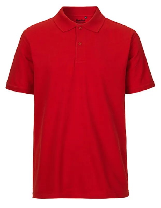 Neutral - Classic Polo - Red - 100% Biologisch Katoen sold by Pure Kleding