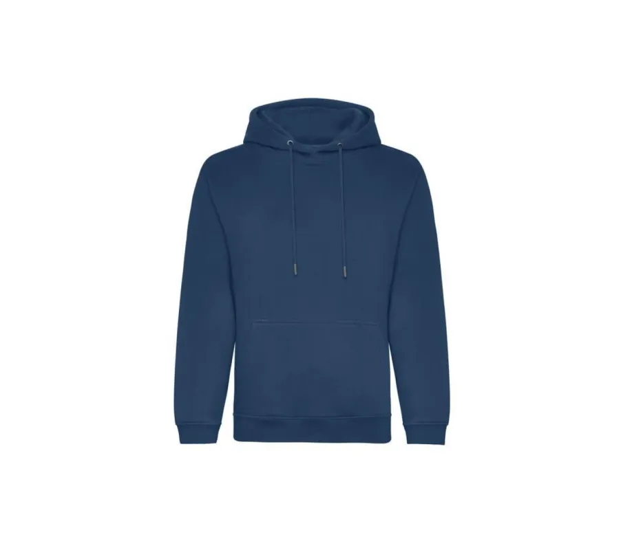 Just Hoods - Organic Hoodie - Blauw - Gerecyclede Materialen sold by Pure Kleding