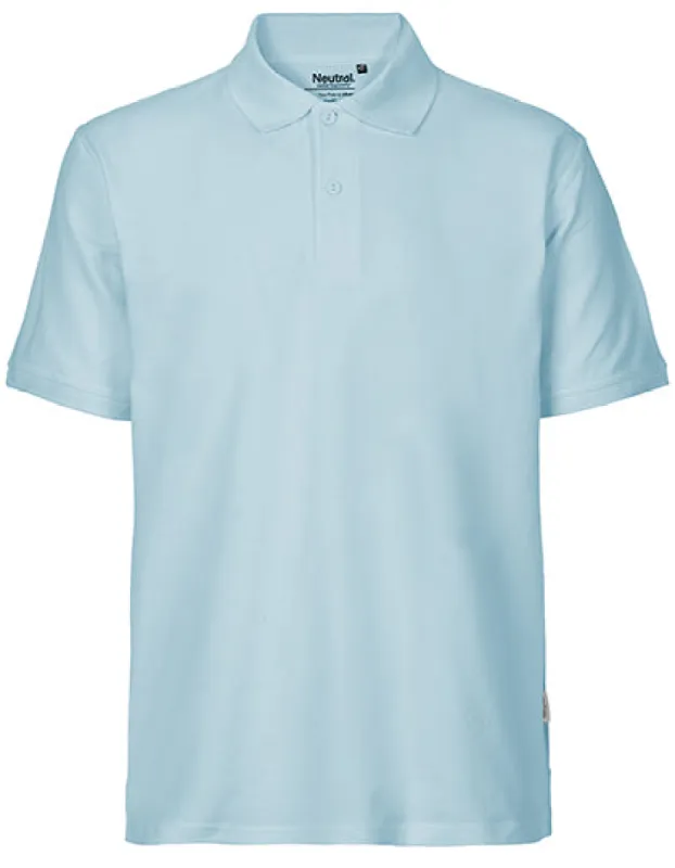 Neutral - Classic Polo - Light Blue - 100% Biologisch Katoen sold by Pure Kleding