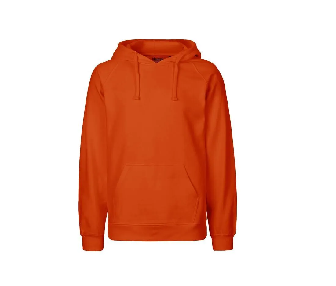 Neutral - Hoodie - Oranje - 100% Biologisch Katoen sold by Pure Kleding