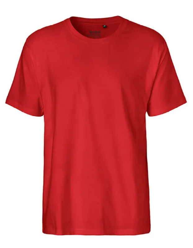 Neutral - Classic  T-Shirt - Red - 100% Biologisch Katoen sold by Pure Kleding