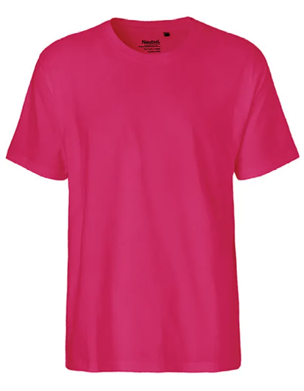 Neutral - Classic  T-Shirt - Pink - 100% Biologisch Katoen made by Pure Kleding