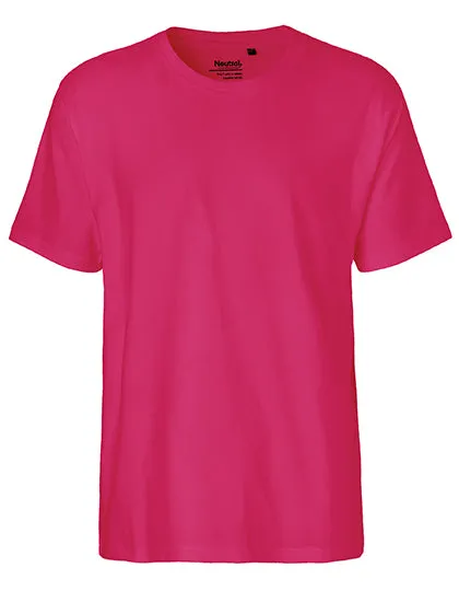 Neutral - Classic T-Shirt - Pink - 100% Biologisch Katoen sold by Pure Kleding