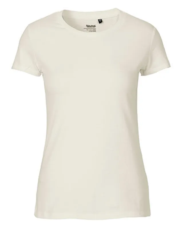 Neutral - Fit Dames T-shirt - Natural - 100% Biologisch Katoen sold by Pure Kleding