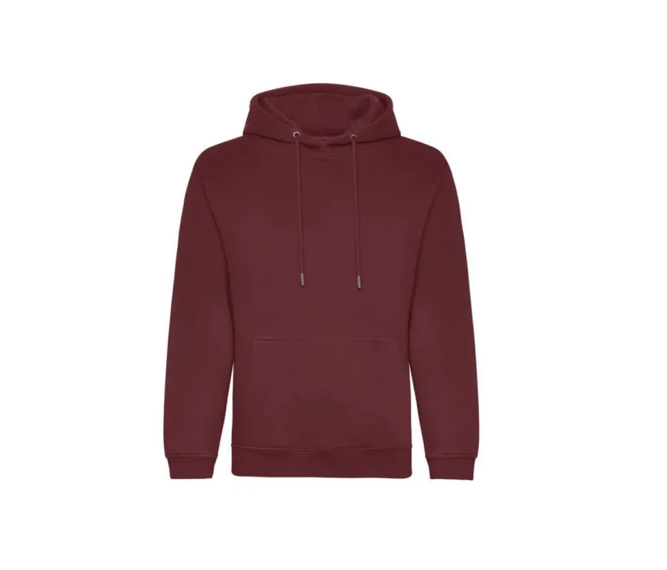 Just Hoods - Organic Hoodie - Bordeauxrood- Gerecyclede Materialen sold by Pure Kleding