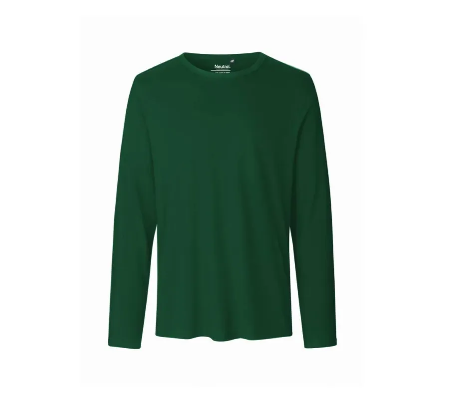 Neutral -  Lange Mouwen T-shirt - Groen- 100% Duurzaam sold by Pure Kleding