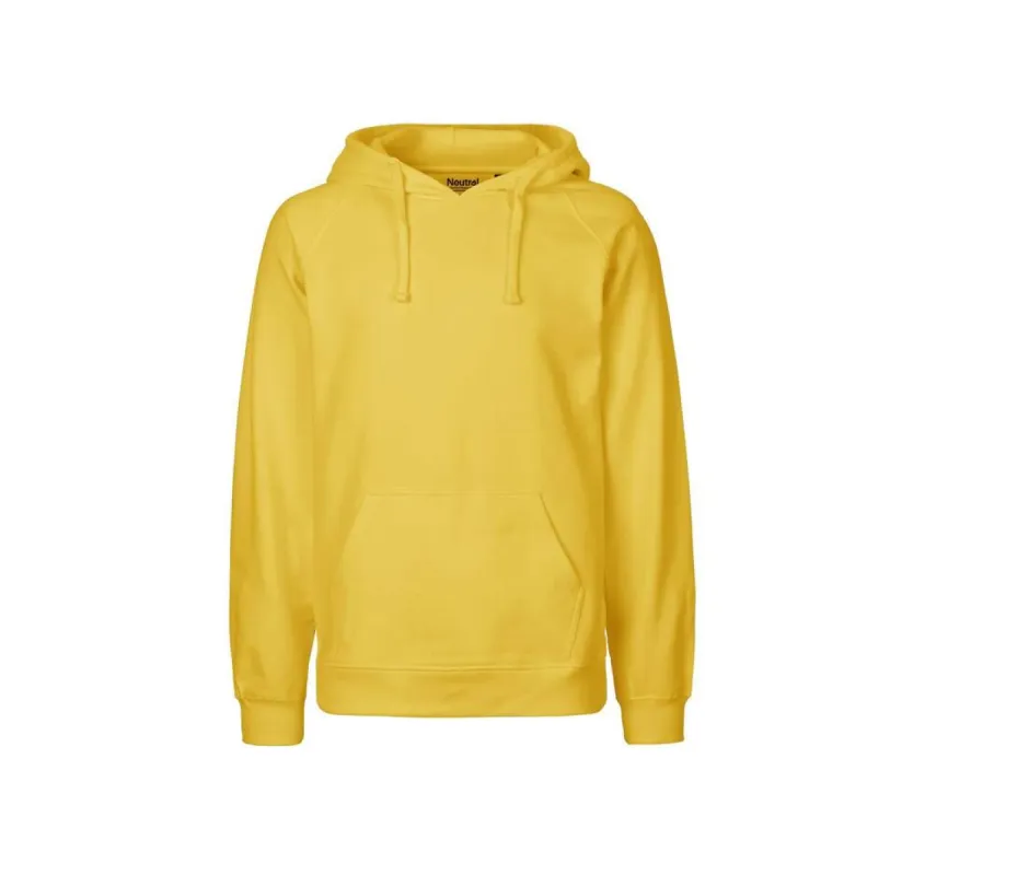 Neutral - Hoodie - Geel - 100% Biologisch Katoen sold by Pure Kleding