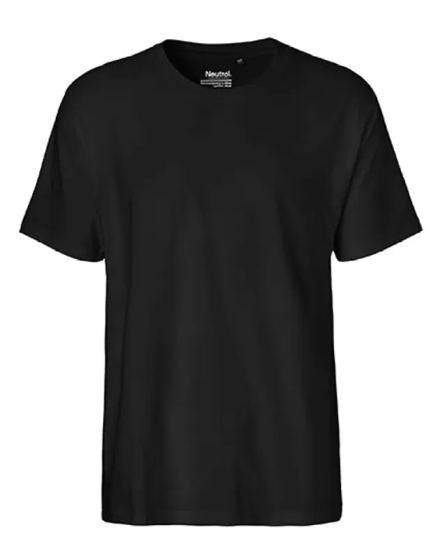 Neutral - Classic  T-Shirt - Black - 100% Biologisch Katoen sold by Pure Kleding